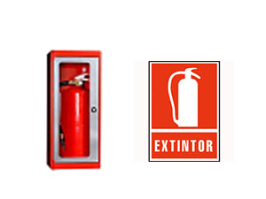 Armarios para extintores