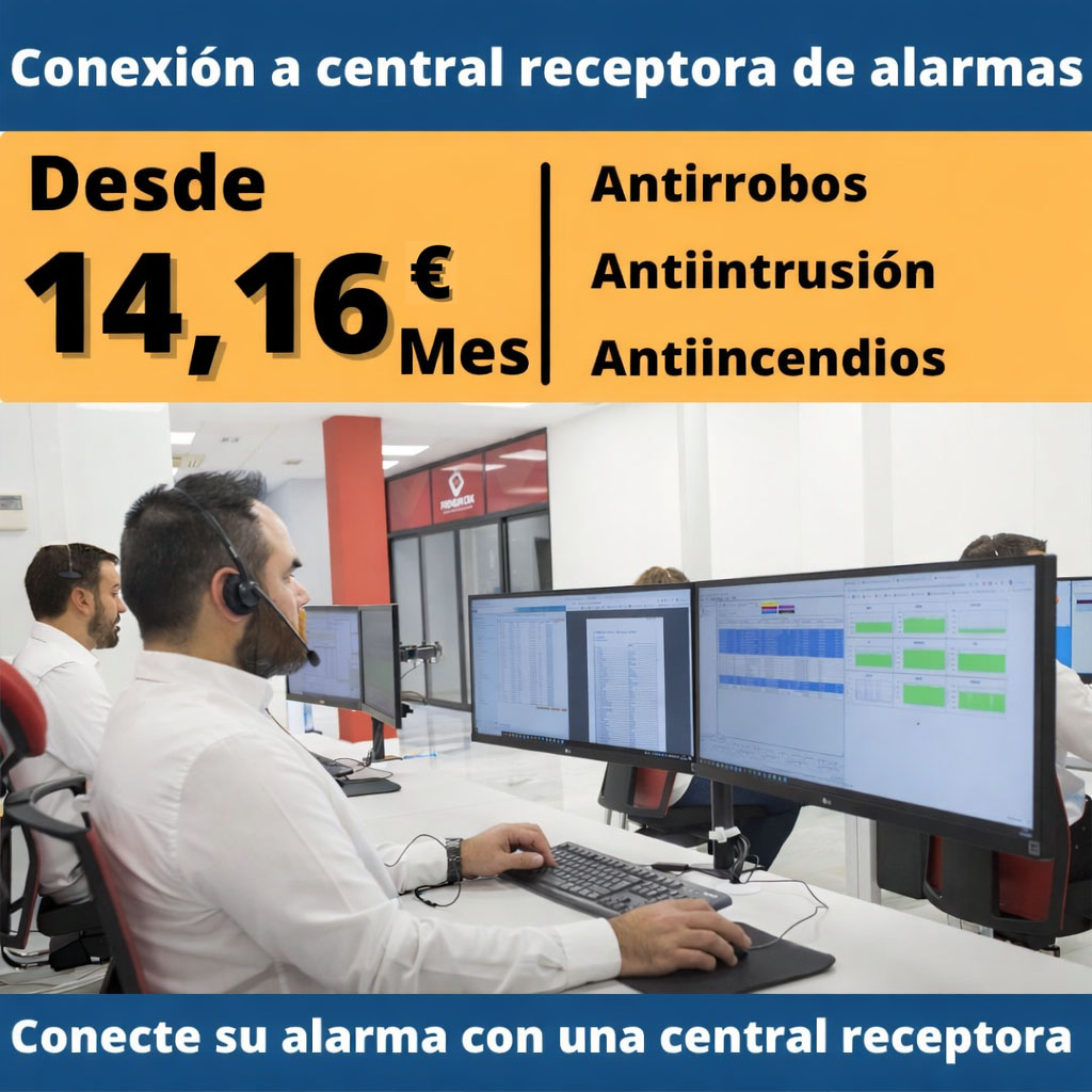 central receptora de alarmas