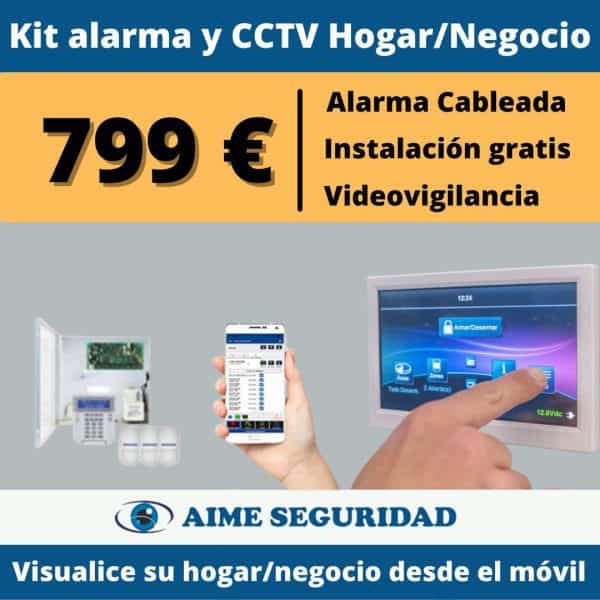 kit alarmas cctv hogar y negocio