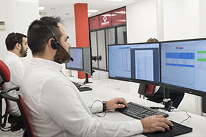 central receptora alarmas